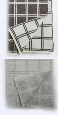 Organic Wool Grid Blanket
